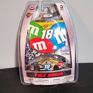 Kyle Busch #18 Nascar Race Car & Hood Magnet M&M's Car